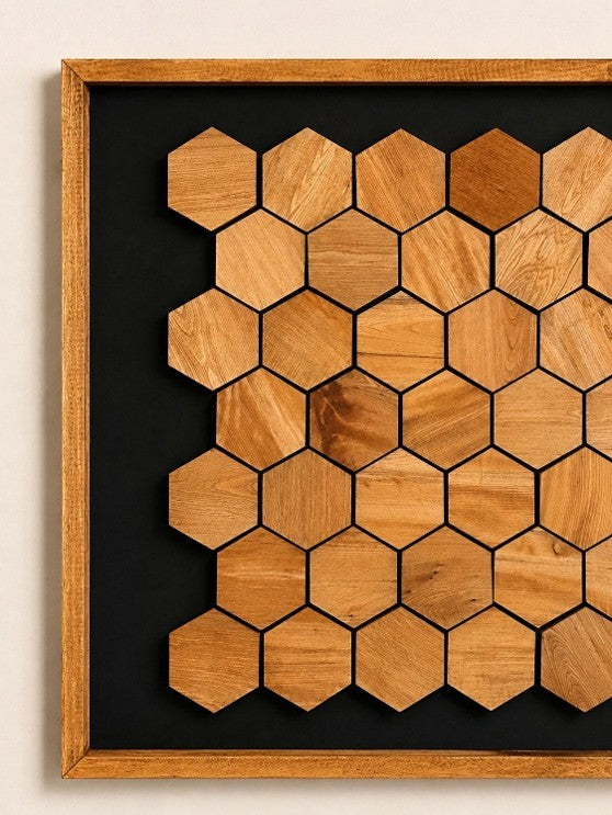 Cuadro decorativo Hexagonal